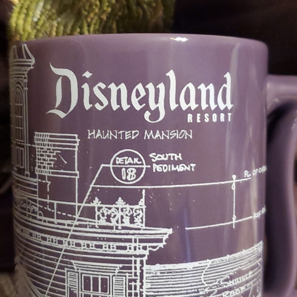 Disneyland Resort Haunted Mansion Blueprints Mug - Picture 5 of 7